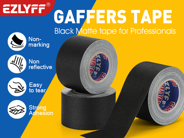 black gaffers tape