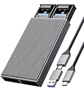 Text reads 'Image 2'. Black external SSD drive case with ribbed cooling design, showing USB-C cable connection and blue internal components.