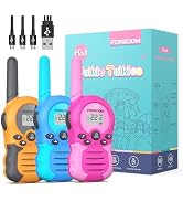 FOREDOM Rechargeable Walkie Talkies for Kids Walkie Talkies Long Range for Boy & Girl Age 3 to 12...