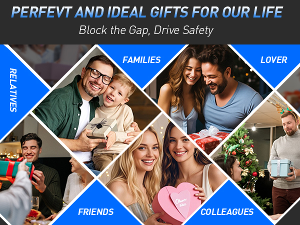 ideal gifts console side car organizer for storage cellphone wallet keys coins and more small things