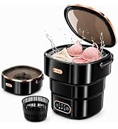 Portable Washing Machine 16L Foldable Mini Washer for Underwear Socks Baby Clothes Small Loads Co...