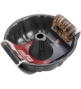 KITESSENSU 9 inch Non-Stick Cake Pans, 12 Cups Premium Fluted Pans for baking, Heavy Duty Carbon ...