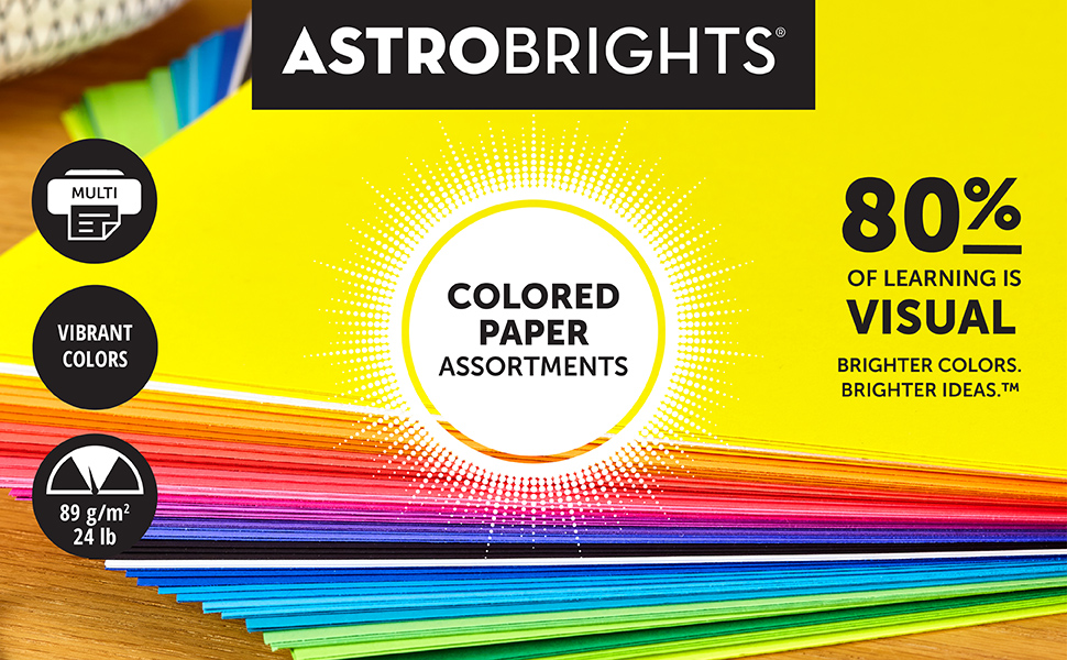 Astrobrights Assortments 24 lb Paper