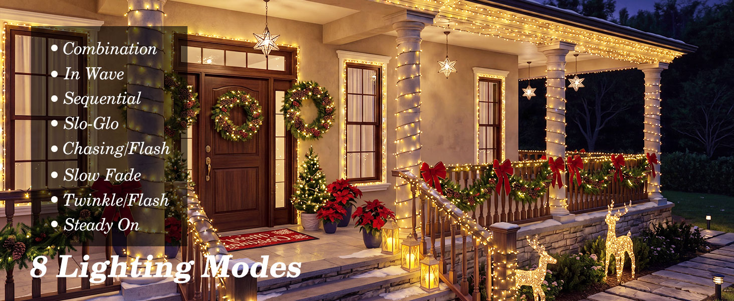 Solar Christmas String Lights