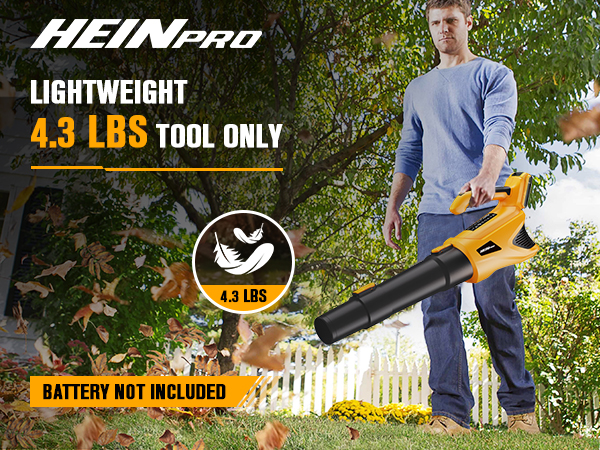 4.3 lbs cordless leaf blower compatible with DEWALT 20V Battery
