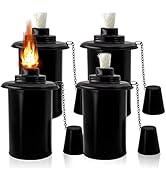 Torch Replacement Canisters, Bamboo Lantern Refillable Torches, Decorative Torch Canister Replace...