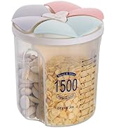 auons Airtight Kitchen Food Storage Container, Leak-Proof BPA Free Plastic Plastic Dry Cereal Dis...