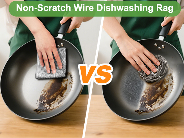 Metal Scrubbers for Cleaning Dishes