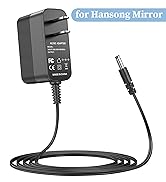 12V Power Cord for Hansong Hollywood Vanity Mirror Charger Compatible with Hansong DC117-15 DC117...