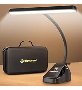Glocusent Music Stand Light: 57 LED Super Bright Piano Light with EVA Carrying Case, 3 Color & 5 ...