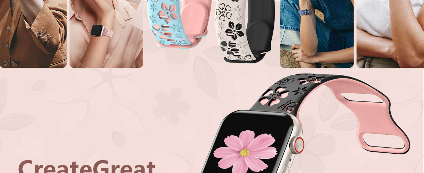 CG engraved watch band