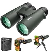 Adorrgon 15x45 HD Binoculars for Adults High Powered with Phone Adapter, Tripod and Tripod Adapte...