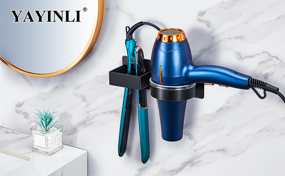 hair dryer holder wall mount hairdryer holder bathroom wall