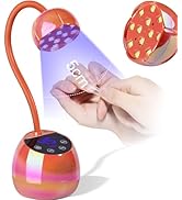 MEKK Gooseneck UV LED Nail Lamp - 36W Cordless Mini UV Light for Gel Nails for Home & Travel, Sin...