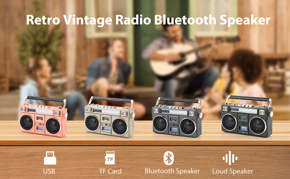 retro bluetooth speaker