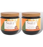 Saavy Naturals Sugar Scrub Body Exfoliator, Envigorating Sweet Orange, Natural Exfoliation and Mo...