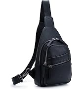 Alldaily Large Sling Bag for Women Crossbody Purse Leather Fashionable Trendy Chest Bag for Trave...