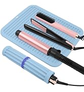 WRORUNER Oversize Silicone Heat Resistant Mat, Professional Hot Hair Tools Mat for Curling Iron, ...