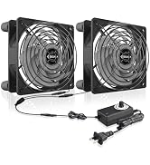MEGAttA 120mm Cooling Fan with AC Plug,High Speed 2500 RPM Low Noise,Cooling for Receiver,Raspber...