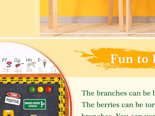 47Pcs Construction Bulletin Board Decor