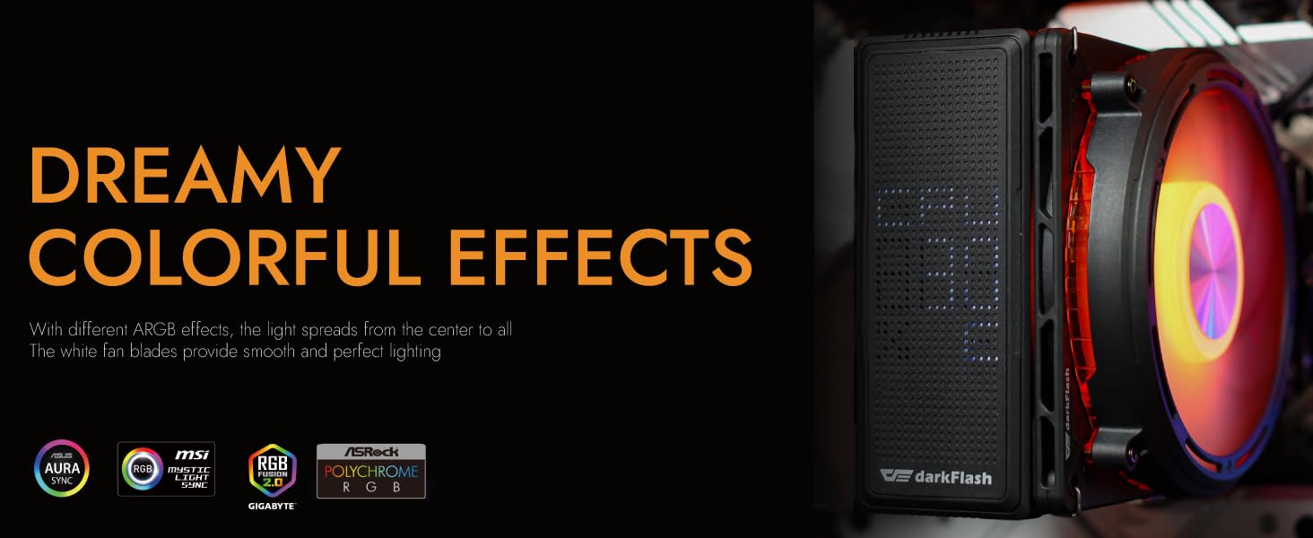 darkFlash E400 CPU Cooler Fan