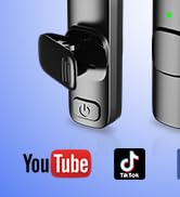SmaFun Wireless Lavalier Microphone for iPhone - Android, iPad, Tablets, Bluetooth Mini Microphon...