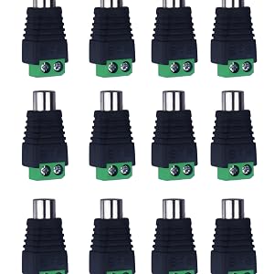 RCA adapter fo speaker wire