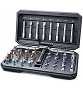 42 in 1 Ratchet Screwdriver Set, Magnetic Ratcheting Screwdriver Set with T Handle, Multi Bit Scr...