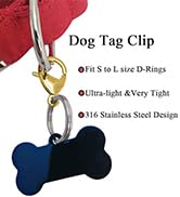 tag clips for dog