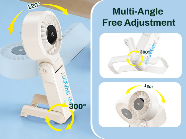 Portable handheld mini fan