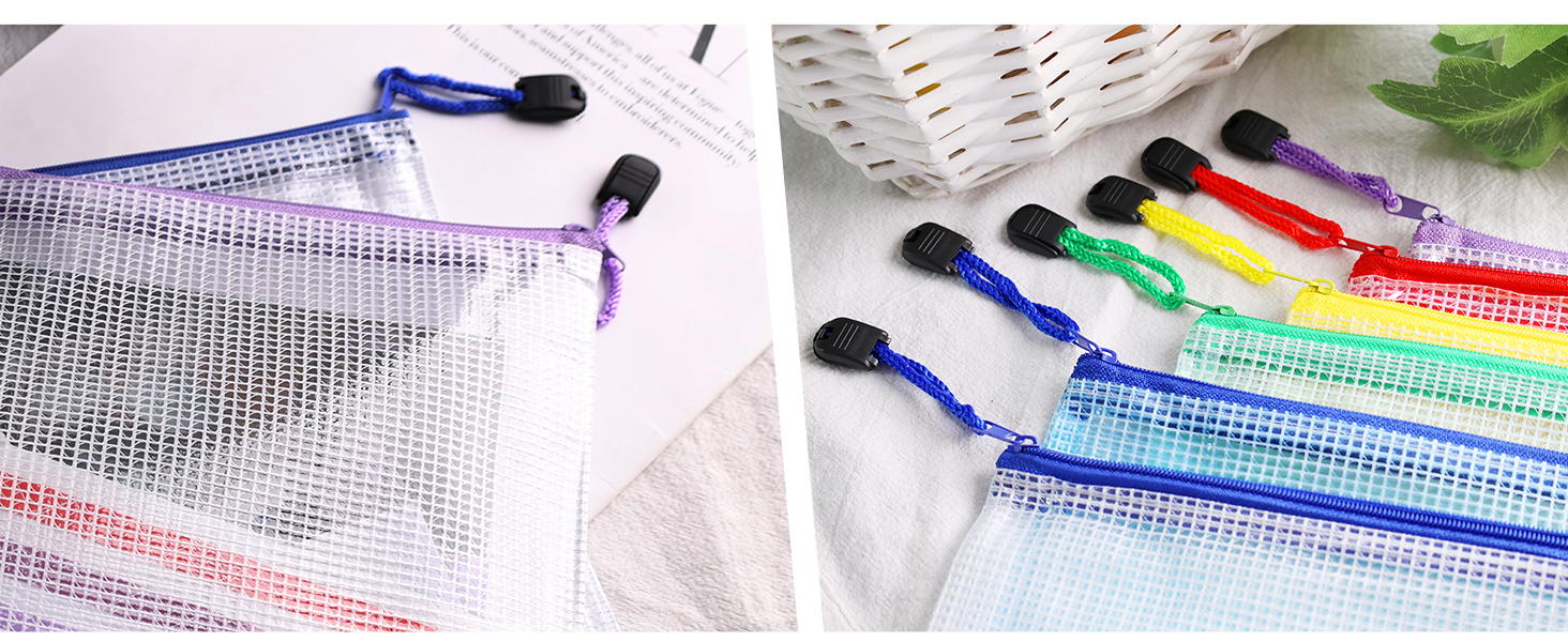 Mesh Zipper Pouches