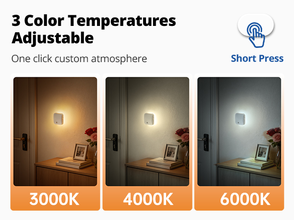 wowatt 3cct Rechargeable Night Light