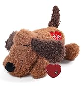 ALL FOR PAWS Heartbeat Dog Toy for Puppy, Snuggling Plush Toy for Dogs Anxiety Relief & Sleep Aid...