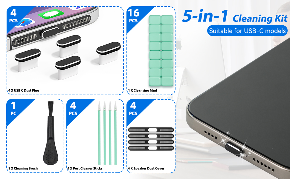 5-in-1 cleaning kit