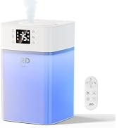 JRD Humidifiers for Bedroom, Cool Mist Humidifier 4L for Large Room, 12 Mist Levels 40H Runtime, ...