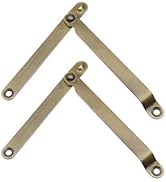 Pastlla 2 Pcs 180 Degree Rotatable Support Hinges 4 Inch Folding Lid Support Hinges for Furniture...