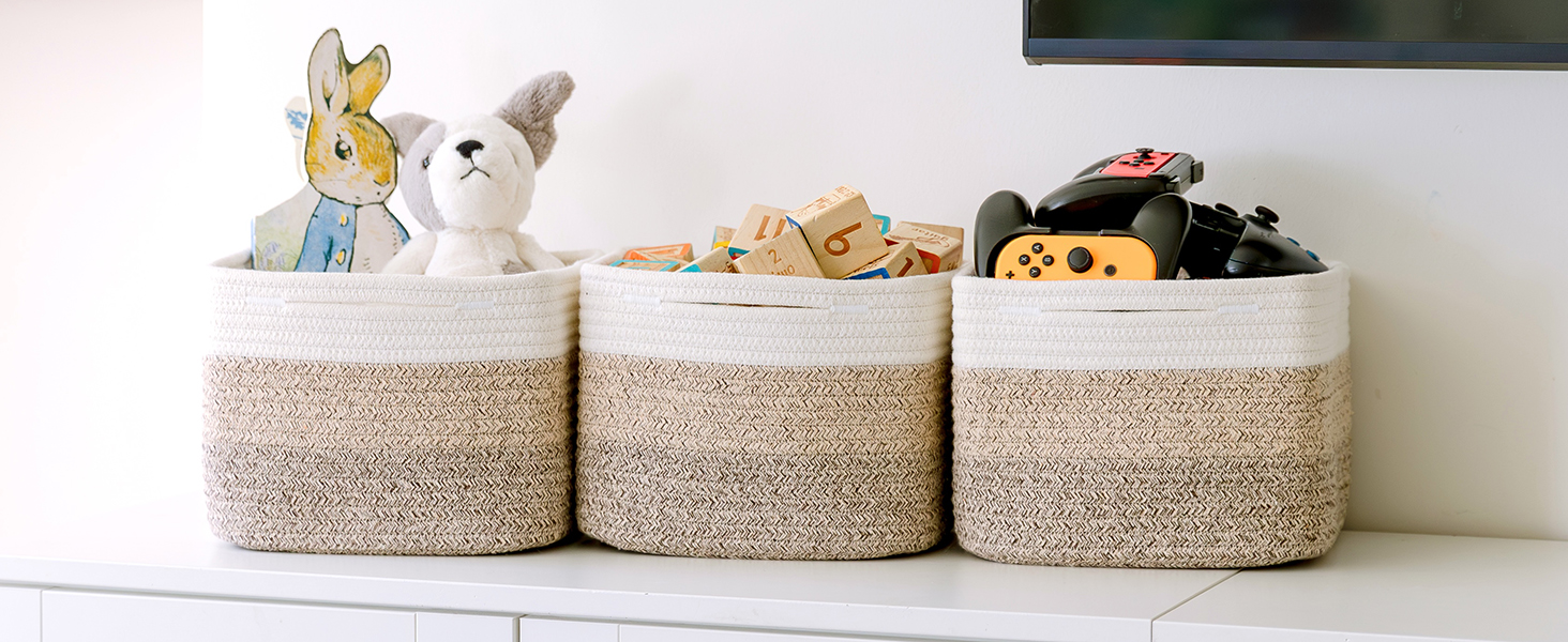 basket 9x9 storage cubes 9 inch storage bins baskets for organizing small woven storage