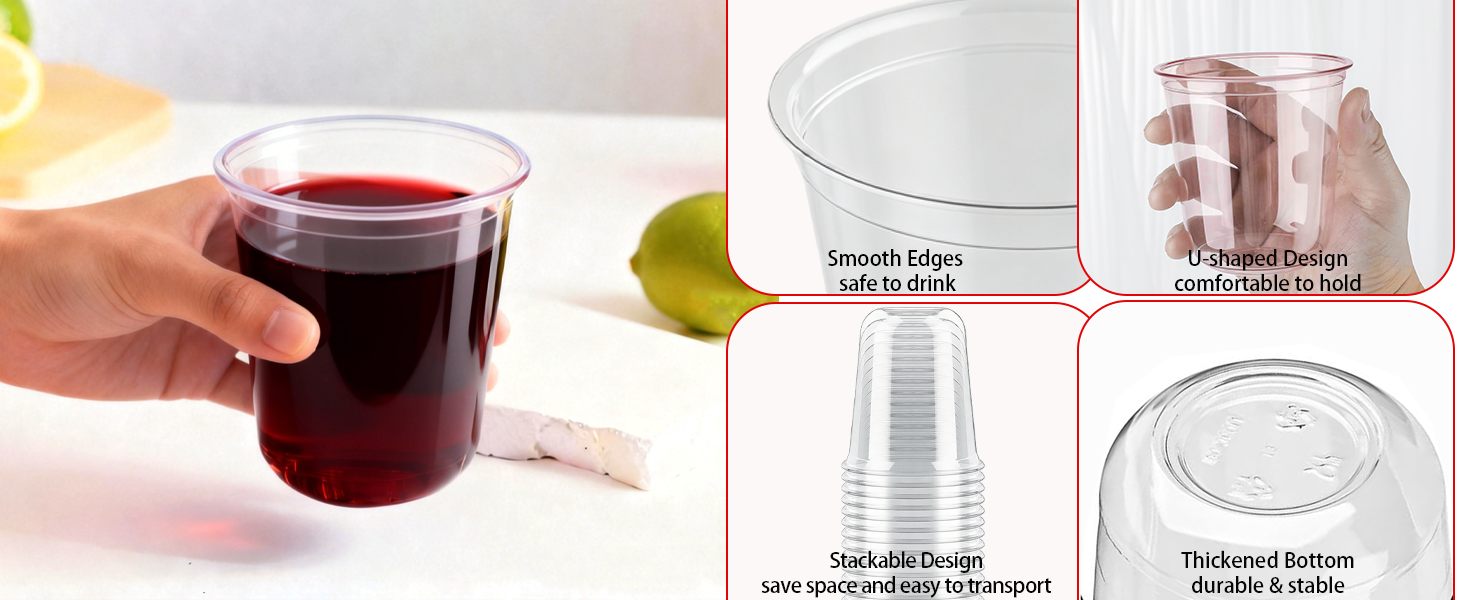 clear Plastic Cups Disposable