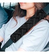 Soft Seat Belt Cover,2PCS Seat Belt Pad Cushions,Seatbelt Shoulder Strap Covers Protector to Rele...