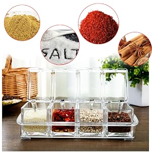 Clear Seasoning Box