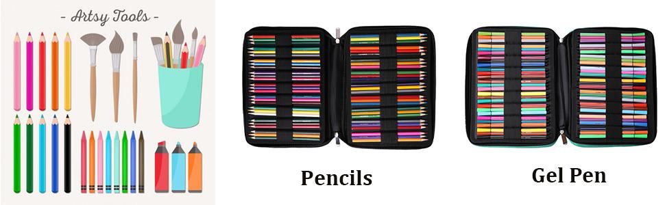 artist pencil case