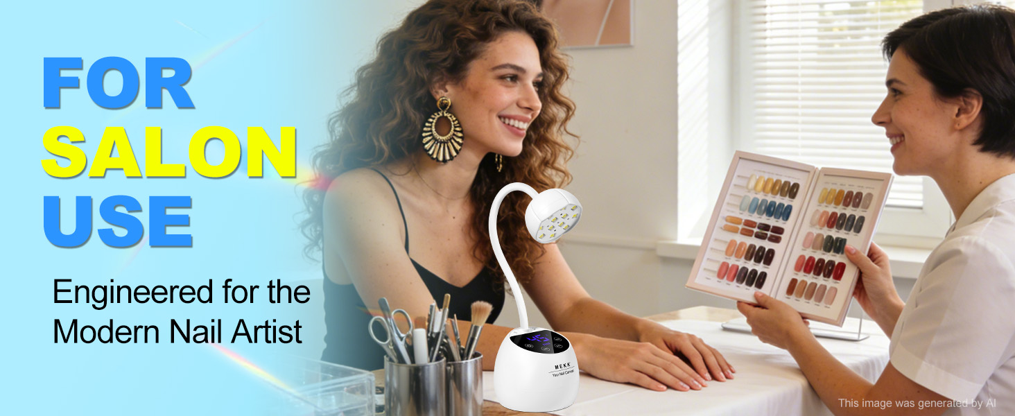 led nail lamp for salon use