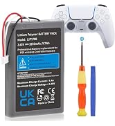 Hisewen PS5 Controller Battery, 2650mAh LIP1708 Replacement Battery for Sony PlayStation 5 PS5 Du...