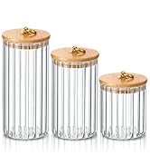 glass jar with wood lid
