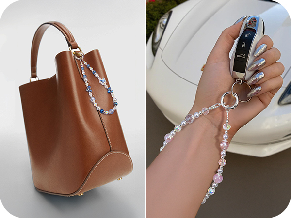 pearl phone strap