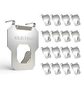 NACETURE 12-Pack 40LB Heavy Duty Drywall Picture Hangers, No Drill Wall Hooks for Hanging Picture...