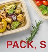 Pack Seal Go, 32/33/39/45 oz Meal Prep Containers 2-comp, 3-comp for to go