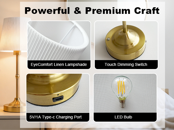 led table lamp rechargeable