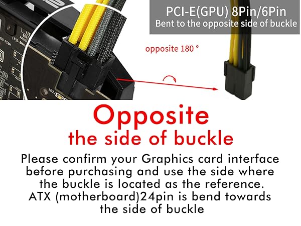 Pre-bend design Pci-E 8P
