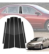 SKYLOTEC Window Pillar Cover Stickers for Honda Accord 2003-2007 | Accord Accessories, Exterior D...